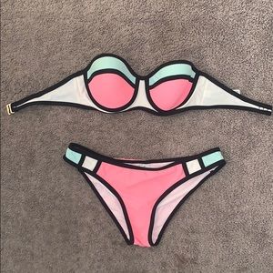 Color block bikini